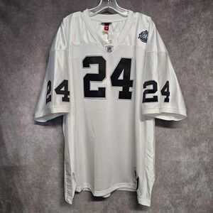 NWT Mitchell Ness Authentic Oakland Raiders Charles Woodson 24 Jersey 52 2X $325